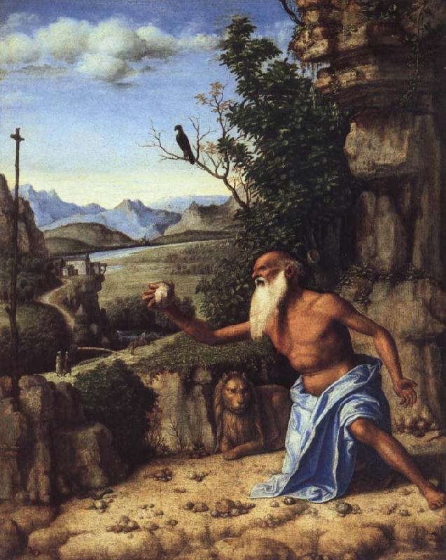 MORONI, Giovanni Battista Saint Jerome in the Desert oil painting image